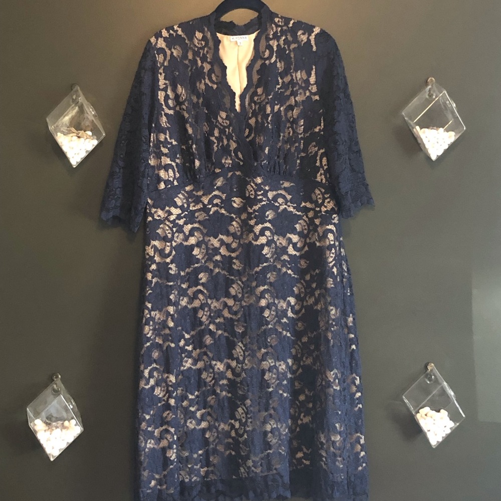 Scalloped Boudoir Dress by Kiyonna
